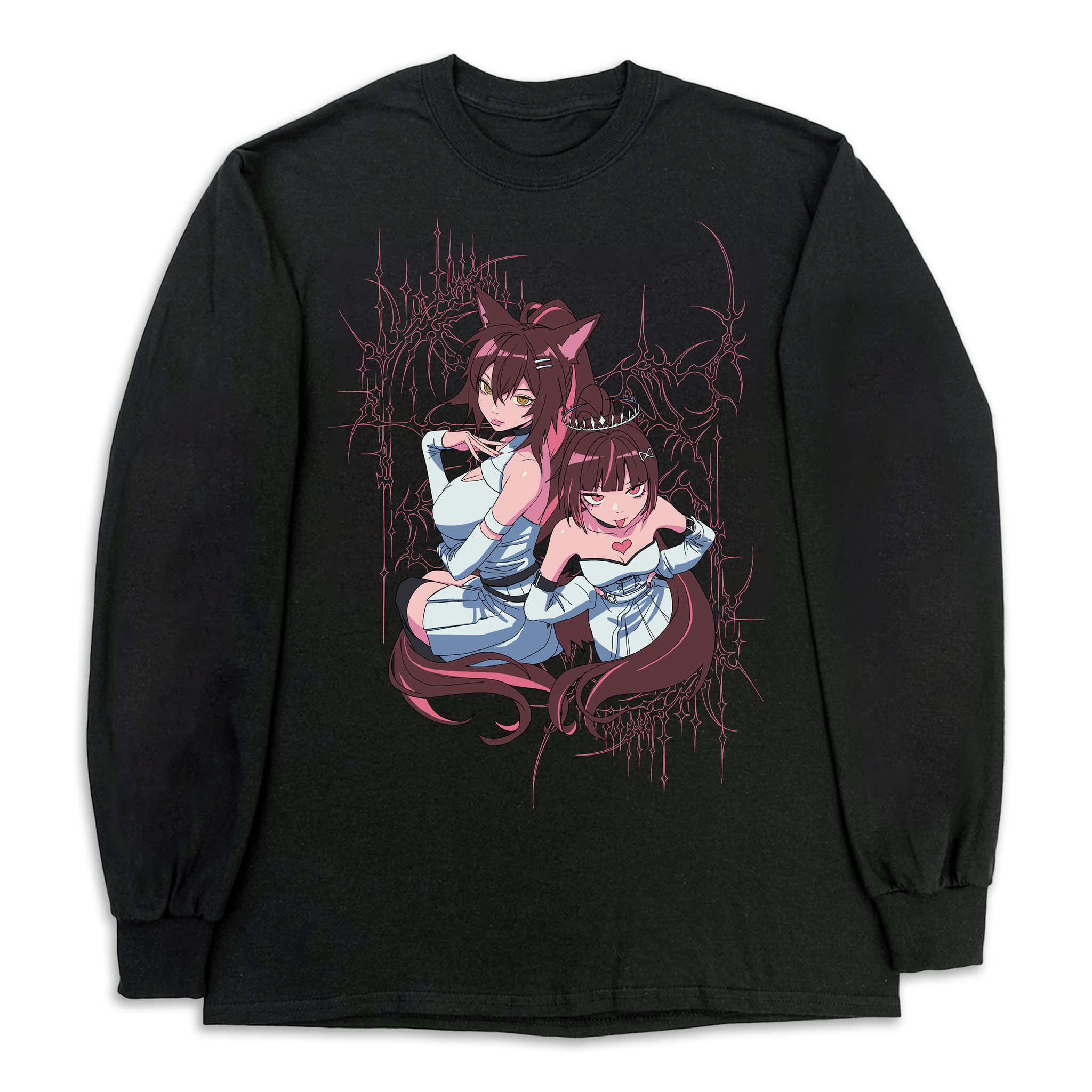 tシャツ 「W」「it」「THE nookie」ANIME L/S TEE レディース メンズ tシャツ 「W」「it」「THE nookie」ANIME L/S TEE レディース
