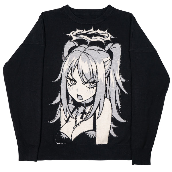 Ride Or Die Knitted Sweatshirt