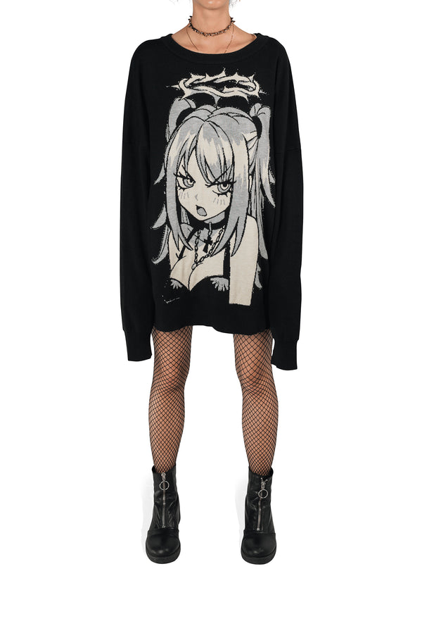 Ride Or Die Knitted Sweatshirt